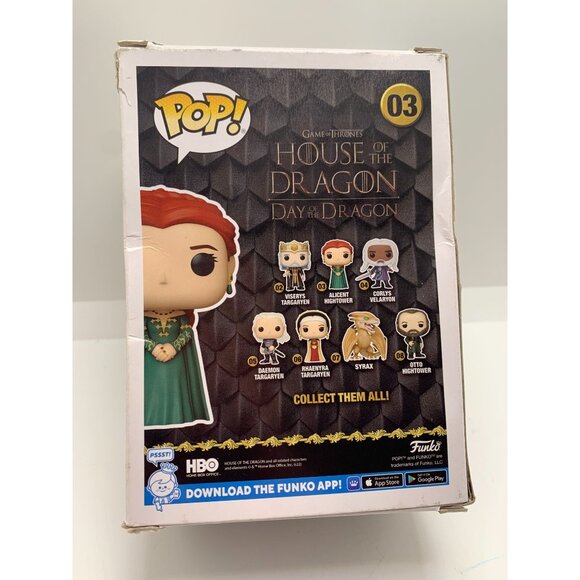 Funko Pop Alicent Hightower Vinyl Figure #03 Collectible House Of The Dragon - Picture 2 of 2